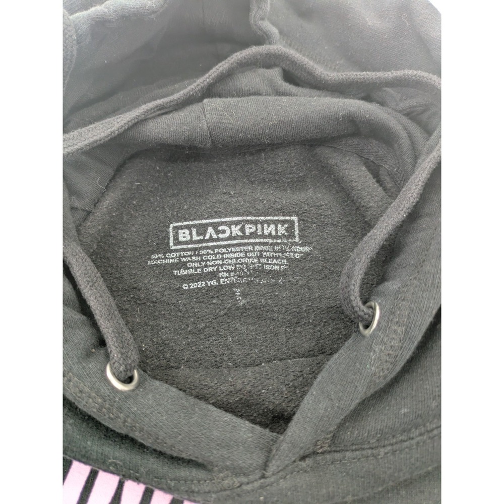 BlackPink Born Pink 2022 World Tour Crewneck Sweatshirt Large Faded Black/ Gray - Picture 8 of 9